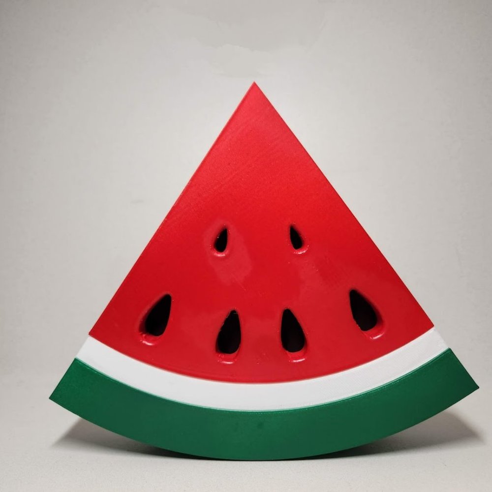 Watermelon Room Nursery Decor Table Home Decoration Large 7.5" x 6" x 1.5"